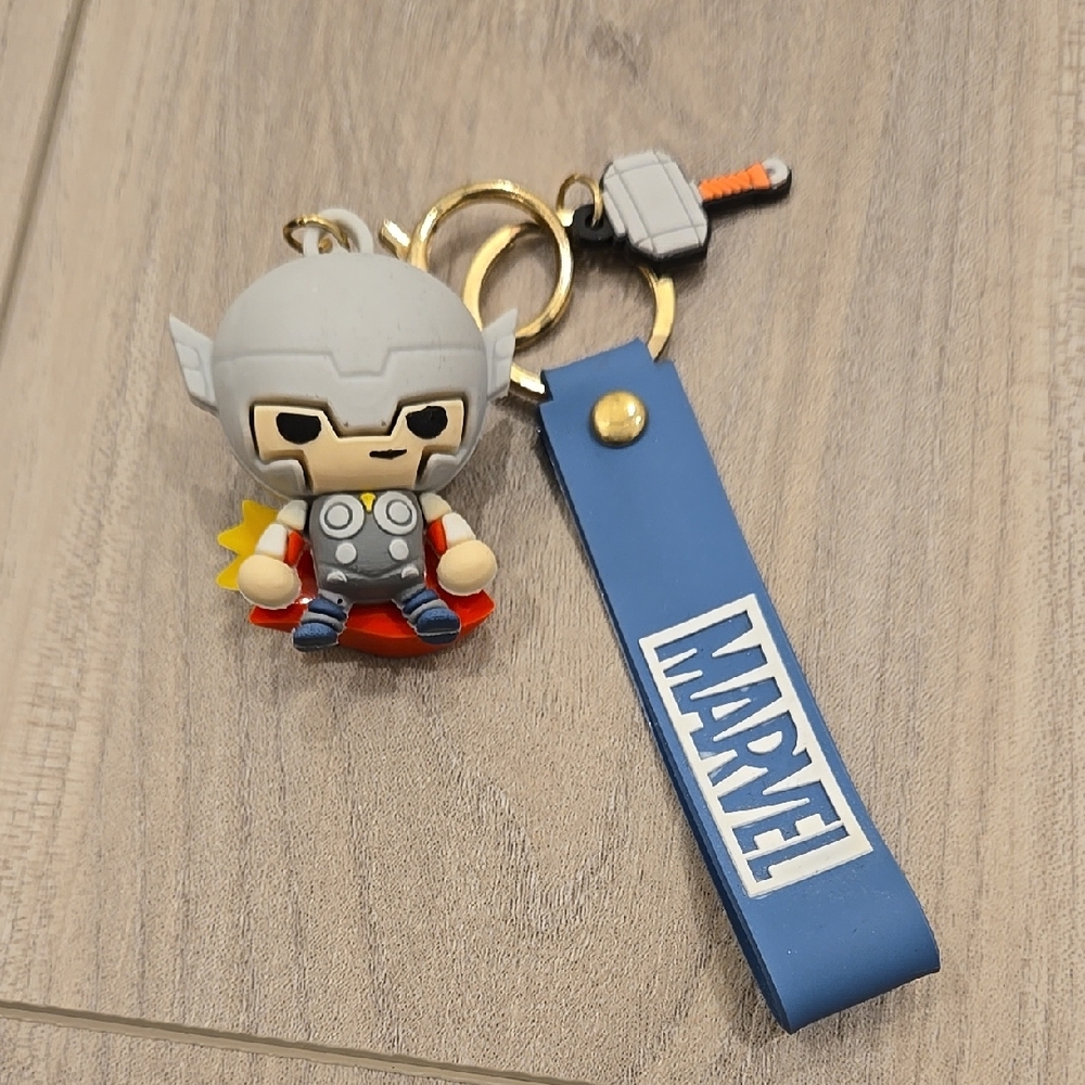 Marvel Thor Keychain with Blue Strap
